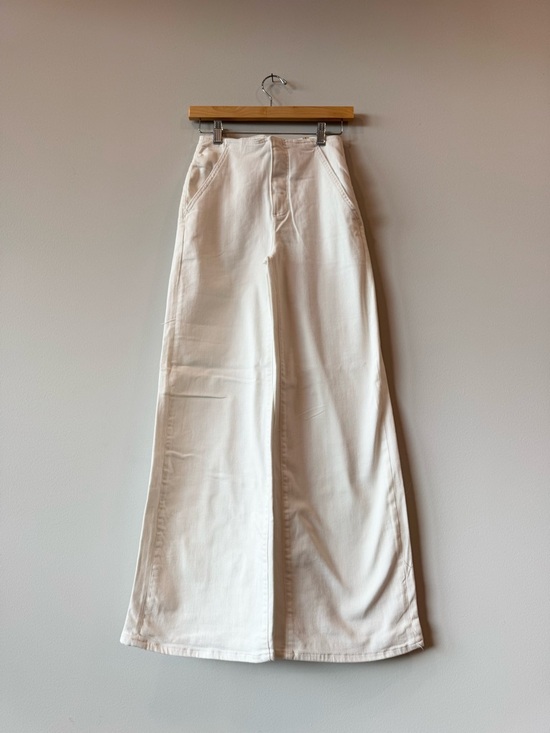 Anthropologie Denim - Anthropologie Maeve White 23T 23 Tall (00) Wide-Leg Pants Jeans Work Casual NWOT